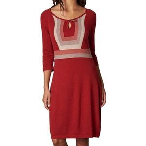 Prana Yarrah dress 3/4 sleeve sweater dress